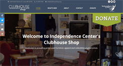 Desktop Screenshot of clubhouseshop.org